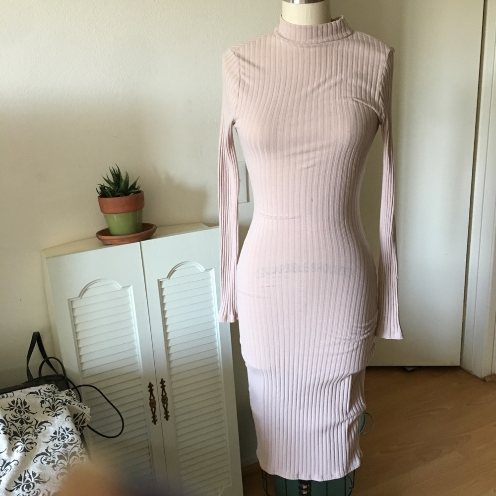 Creamy pink dress